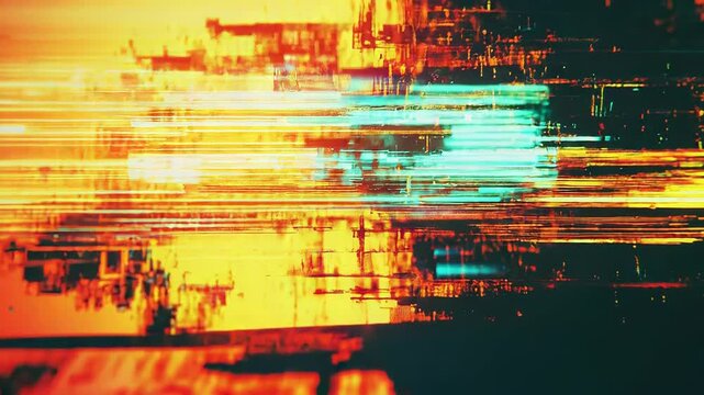 Abstract digital glitch data moshing technology background