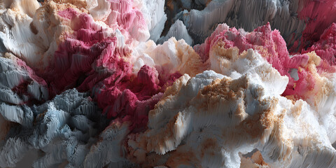 Abstract computer graphics modern art