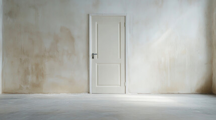 Minimalist image of temporary spacer maintaining door position during foam curing, featuring a clean background and neat arrangement