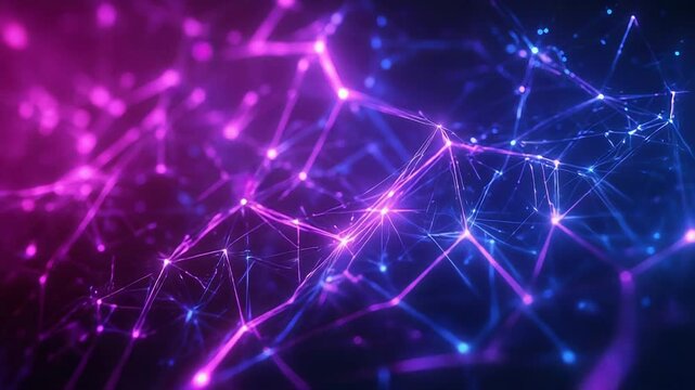 Digital neural network connecting nodes transmitting data