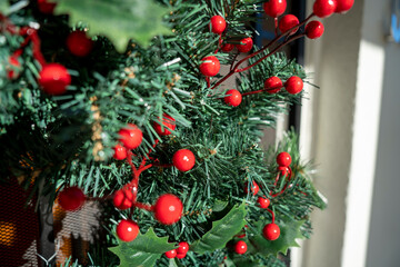 Residential Home Entrance with Christmas Wreath in Adelaide