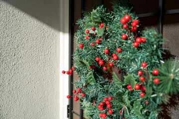 Residential Home Entrance with Christmas Wreath in Adelaide
