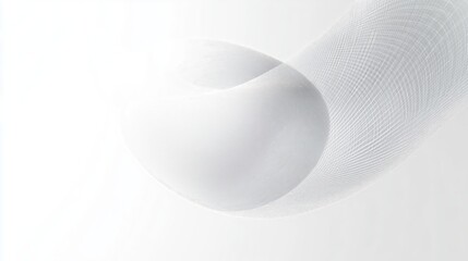 Abstract white and gray wave design
