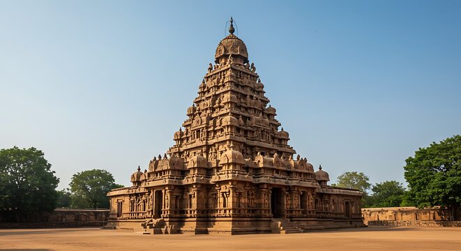 Ancient Hindu Temple Architecture in India.