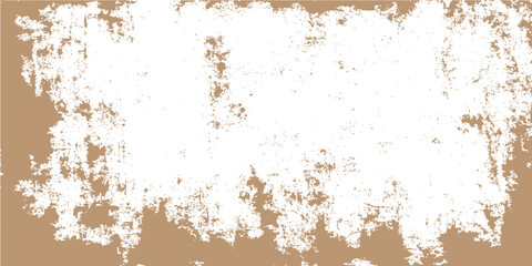 An abstract weathered wall texture with aged brown rust and dirty paint patterns on a rough vintage metal surface creates an old grungy background with space