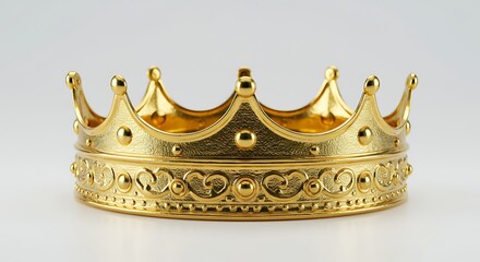 Golden Crown Symbol of Royalty and Power.