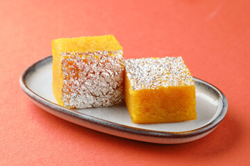 Traditional Indian Sweet Moong Dal Burfi 