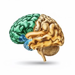 3d rendered illustration of human brain