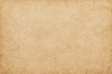 Old vintage textured parchment paper background with brownish stains and aged grunge surface for antique design projects and retro art effects. Ai generative