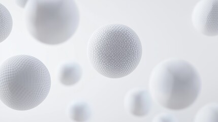 White sphere background image
