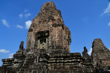 Naklejka premium カンボジア シェムリアップ遺跡群 プレ・ループ