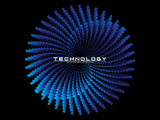 	
Music poster design background. Electro Sound Cover Template with dynamic abstract gradient circular geometric line shapes for t-shirt screen printing, technology, digital, party, festival and club.