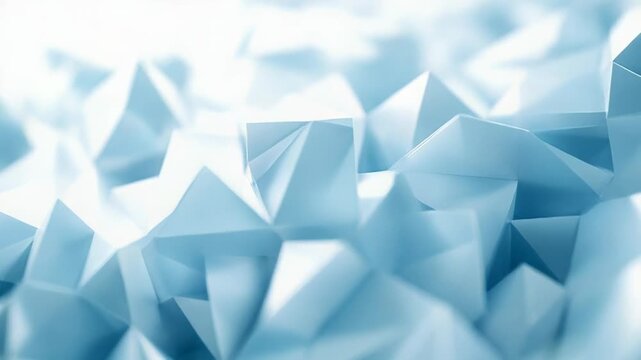 Geometric polygon shapes creating an abstract cool background