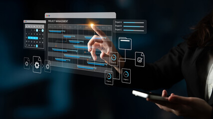 Project scheduling dashboard organizes timelines, tracks progress, and enhances collaboration for efficient workflow, helping teams manage multiple projects and improve productivity. Parse