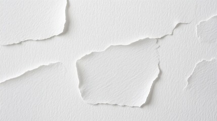 Torn white paper texture