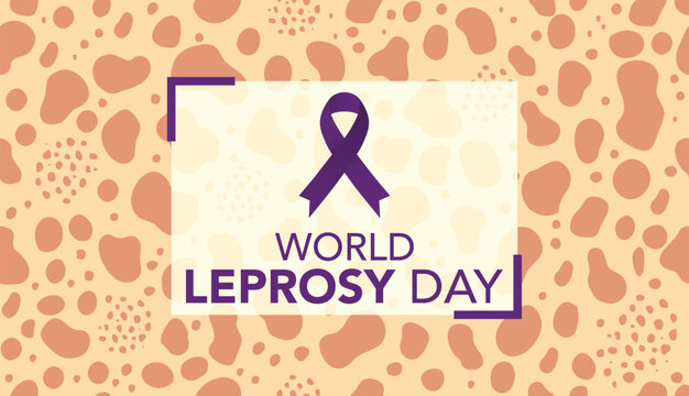 Vector illustration on the theme of World Leprosy Eradication or Hansen's disease day observed each year on last Sunday of January across the globe