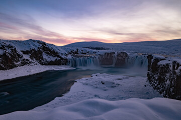 Wodospad Go&eth;afoss, Islandia