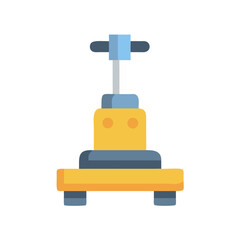 Flat design jack equipment isolated on black background graphic