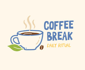 Coffee character artwork. More espresso. Coffee cup design for fashion, top, dress, graphics, slogan tee, posters and others. Coffee love club.