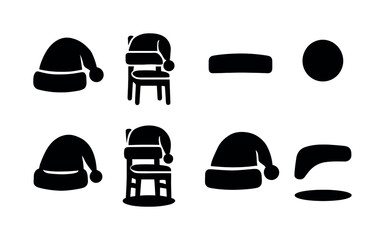 Cozy Workspace Icons. Cozy workspace setup. Line outline icon set of Cozy workspace setup: laptop, mug, candle