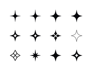 Night Sky Icons. night sky. Icon set. Set Logo of night sky: twi