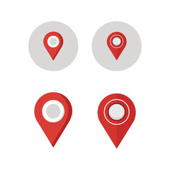 GPS location icon, Location pin,Pinpoint icon, vector