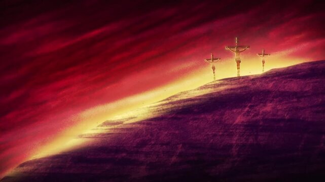 Worship Background The Crucifixion 4K