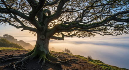 Majestic Tree of Life: Embracing Nature's Serenity and Ancestral Wisdom