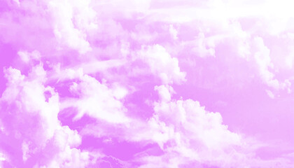 Clouds Background. A blue sky with lots of white clouds of different sizes