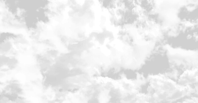 A gray sky with clouds. Gray sky with whimsical curly cloud, Dark background before Rainstorm.
 copy space. 