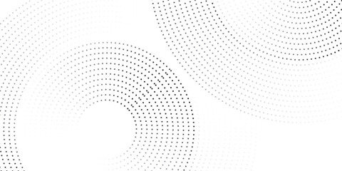 White geometric abstract background overlapping layers on bright space with line effect decoration. Circle style concept modern graphic design element for banner, flyer, card.