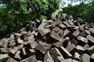 Fototapeta premium カンボジア シェムリアップ遺跡群 ベン・メリア