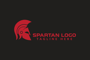 spartan logo vector illustration. spartan shield logo template