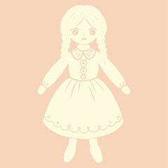 Fototapeta premium baby doll