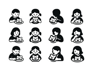 Edible Art Icons. kids making and eating art (edible craft proje