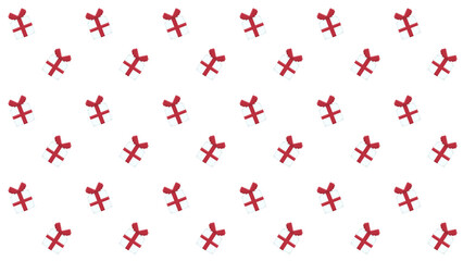 ドット絵のプレゼントボックスのパターン背景