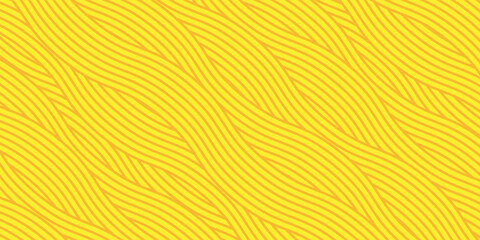 Ramen pattern, vibrant background illustration of asian noodles, ramen, spaghetti, orange background pattern