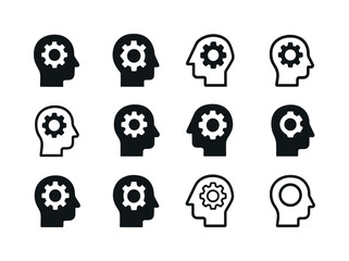 Employee Skill Icons. Employee Skill Development. Icon set. Set