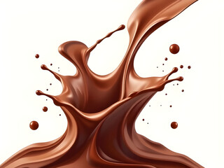 melted chocolate splash wallpaper background, chocolate liquid splash texture design, creamy cocoa splash backdrop, flowing chocolate sauce background, dark chocolate liquid texture, realistic melted 