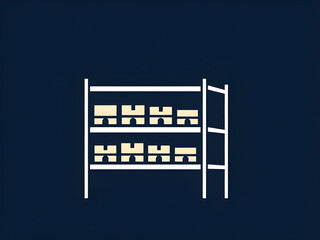 warehouse icon vector illustration, warehouse facility icon design, logistics storage warehouse symbol, industrial building warehouse icon, shipping warehouse flat icon, inventory storage facility ico