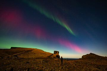 Zorza polarna na Islandii © Paweł Mielko