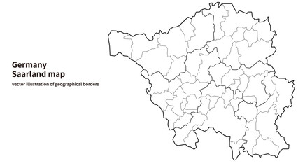 Saarland Map – Detailed Map of Saarland, Germany