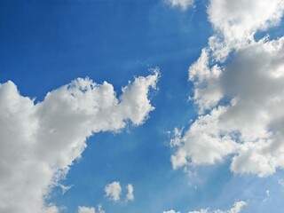 blue sky with clouds