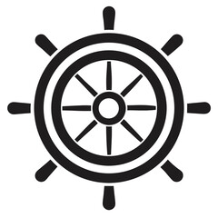 Obraz premium steering wheel vector illustration