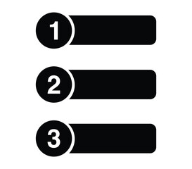 Obraz premium Award ranking icon . First, second, and third place symbols. 