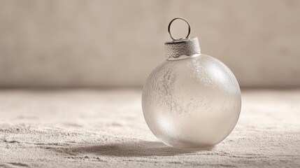 silver christmas ball