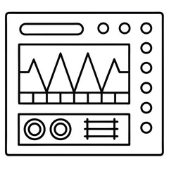 radio icon vector illustration