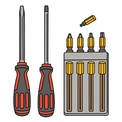 set of screwdrivers