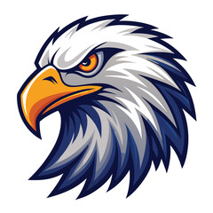 American bald eagle vector illustration