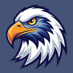 American bald eagle vector illustration